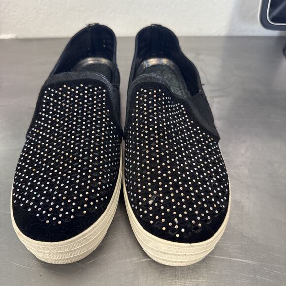 Skechers Street Air Cooled Memory Foam Slip On Shoes Studs Rhinestones Size 11 - Picture 2 of 9